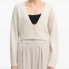 Кардиган на пуговицах с V-образным вырезом
