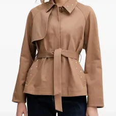 Украшенный жакет с поясом Украшенный жакет с поясом