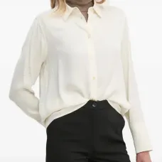 Рубашка с узором на пуговицах