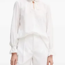 Топ с оборками и завязками Топ с оборками и завязками