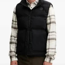 Стеганый жилет с логотипом