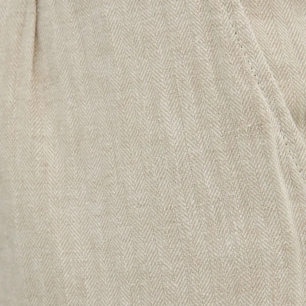 Брюки с шевронным узором и кулиской