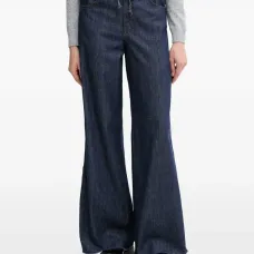 Клёшевые джинсы на завязках