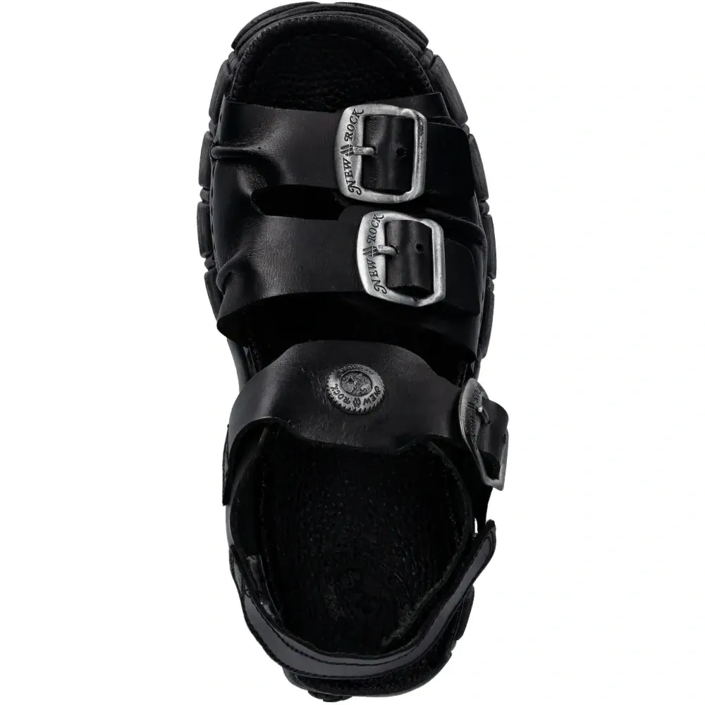 Босоножки на платформе с пряжкой