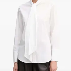 Блузка с галстуком на шее Блузка с галстуком на шее