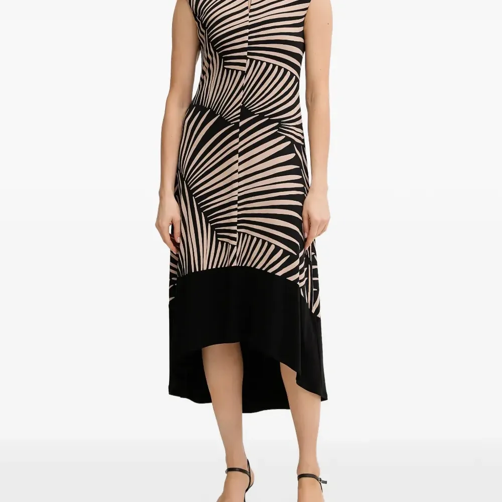 Платье миди с узором