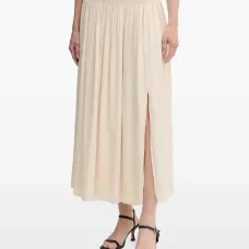 Миди-юбка с разрезом