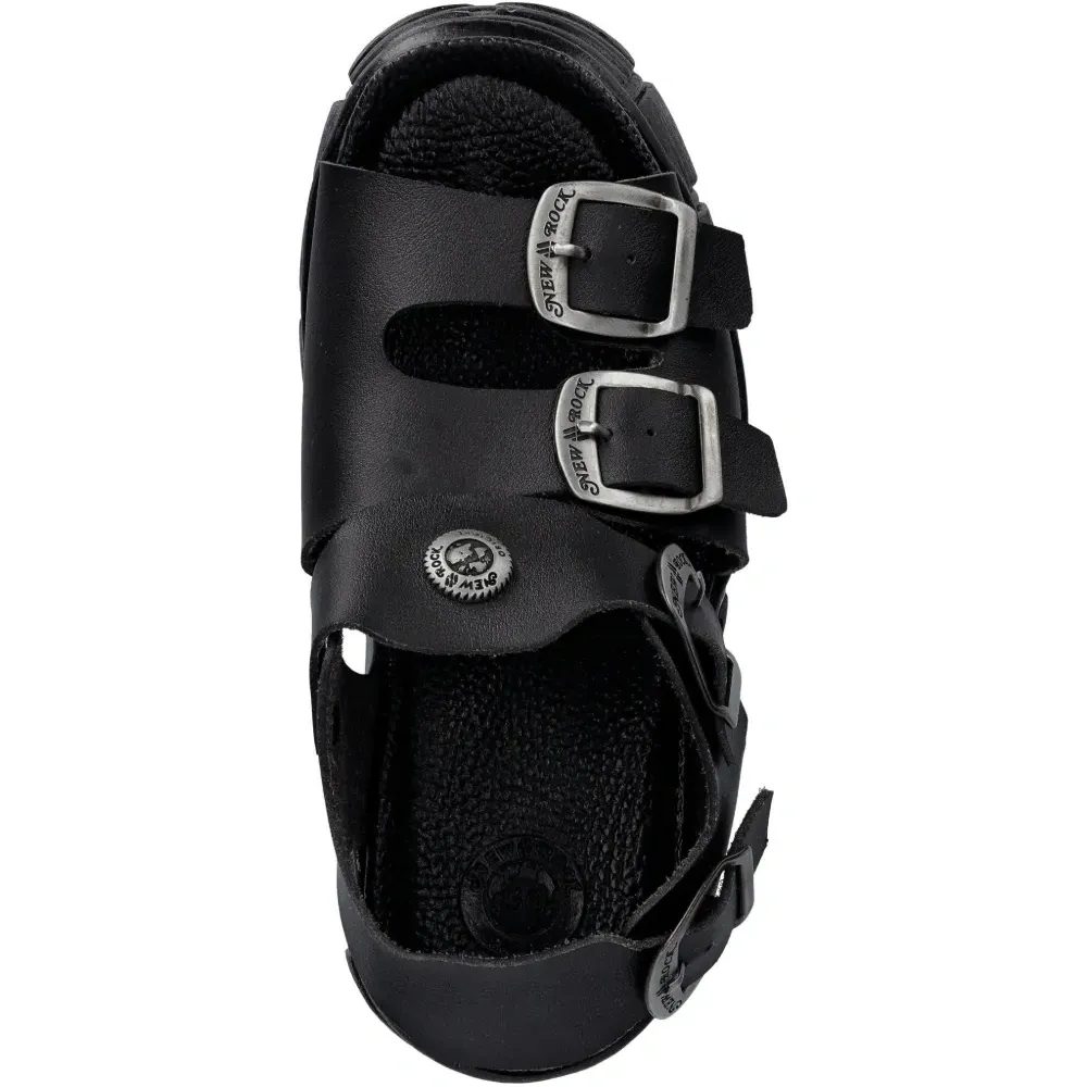 Сандалии с ремешком и пряжкой