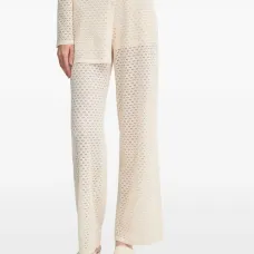 Брюки с ажурным дизайном