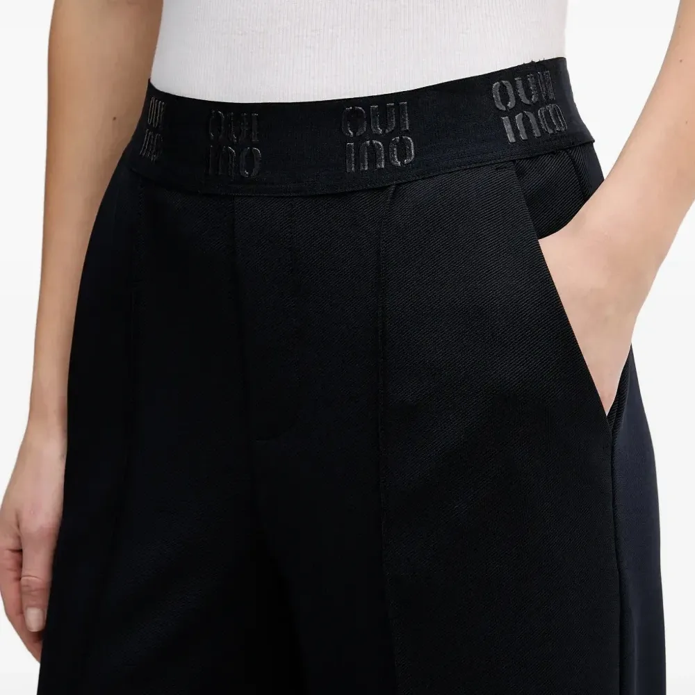 Брюки с поясом с логотипом