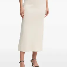 Юбка миди с отделкой