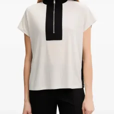 Топ с молнией на воротнике Топ с молнией на воротнике