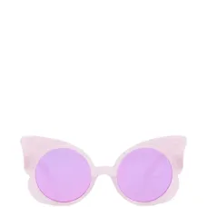 Солнцезащитные очки "кот-eye" с блестками