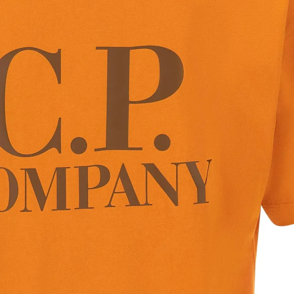 Футболка с принтом логотипа и круглым вырезом