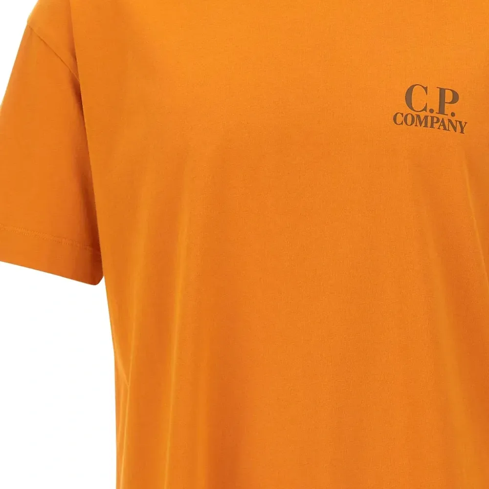 Футболка с принтом логотипа и круглым вырезом