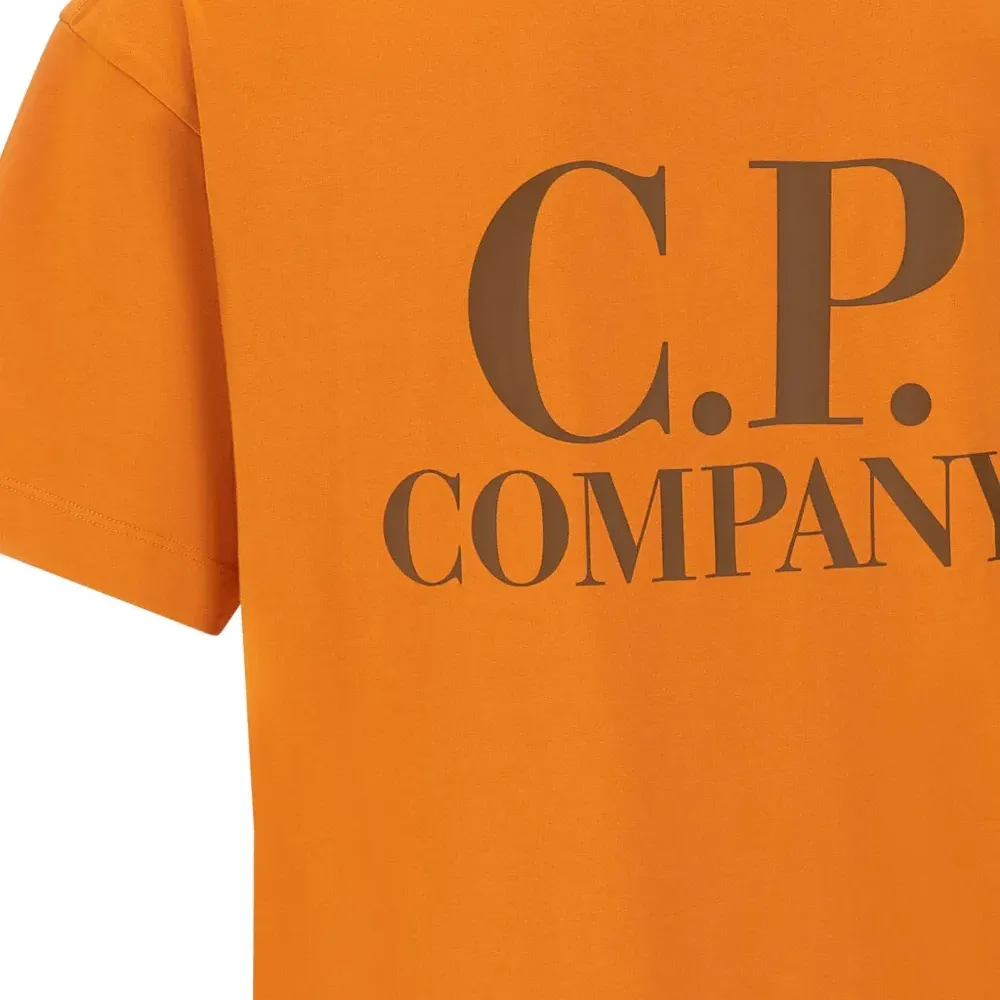 Футболка с принтом логотипа и круглым вырезом