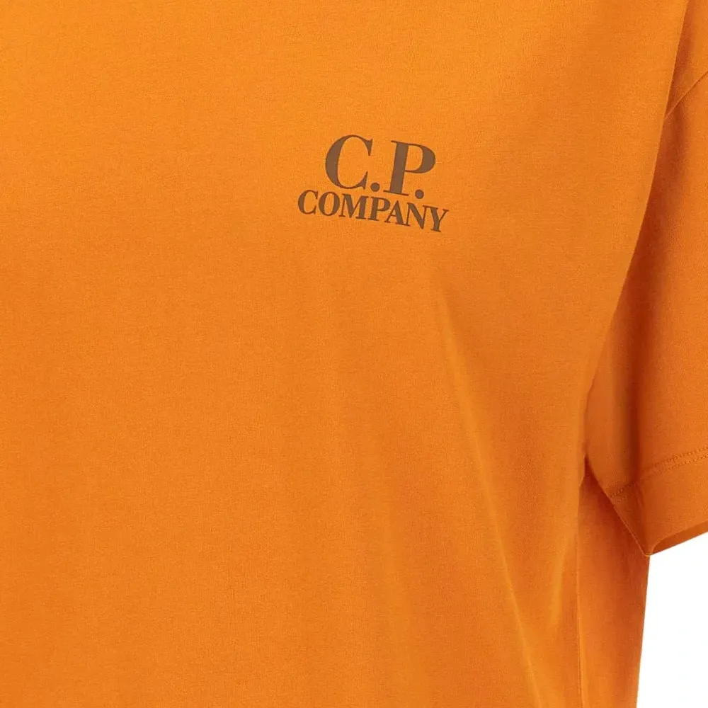 Футболка с принтом логотипа и круглым вырезом