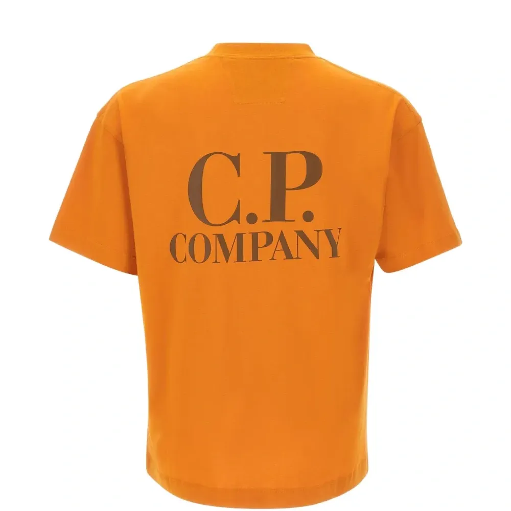 Футболка с принтом логотипа и круглым вырезом