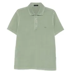 Рубашка-поло с короткими рукавами на пуговицах