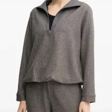 Блуза MMSoleia Sisse с воротником на молнии