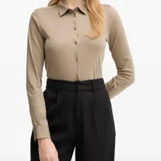 Рубашка с длинными рукавами на пуговицах Рубашка с длинными рукавами на пуговицах