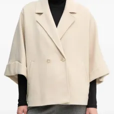 Двубортный жакет с короткими рукавами