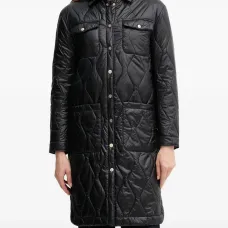 Стеганая куртка на пуговицах