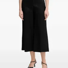 Расклешённые укороченные брюки