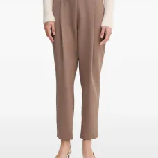 Брюки прямого кроя с плессировкой