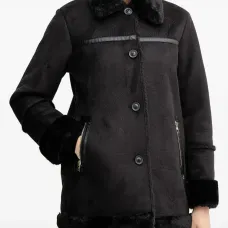 Пальто из искусственного меха