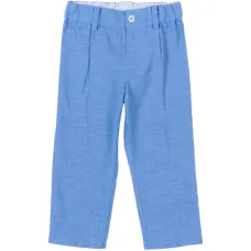 Плиссированные брюки на пуговицах