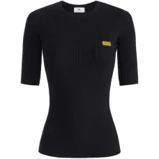 Микроплетёный топ в рубчик