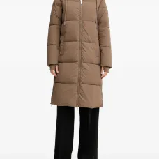 Утеплённое стёганое пальто с капюшоном Ollie от MM