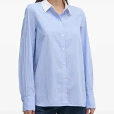 Рубашка в полоску на пуговицах Рубашка в полоску на пуговицах