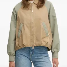 Куртка на молнии с цветными блоками