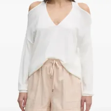Топ с V-образным вырезом