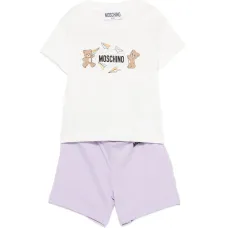 Комплект из двух шорт с принтом медведя