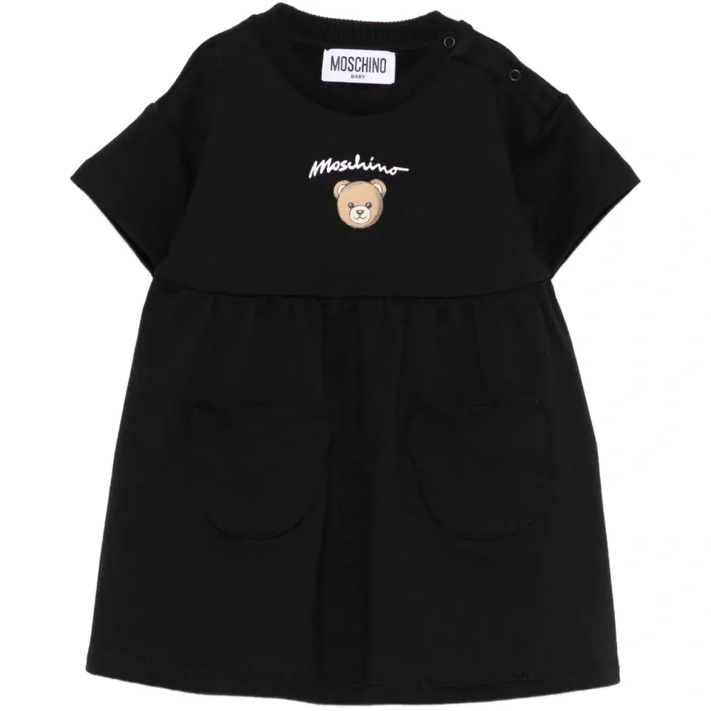 Платье с принтом медведя