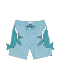 Плавки-шорты с принтом в виде кита