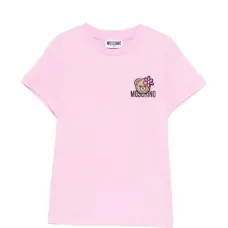 Футболка с нашивкой в виде медведя