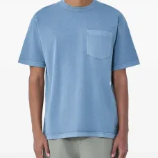 Футболка с круглым вырезом и карманом