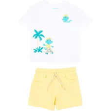 Костюм с шортами с принтом под крокодила Костюм с шортами с принтом под крокодила