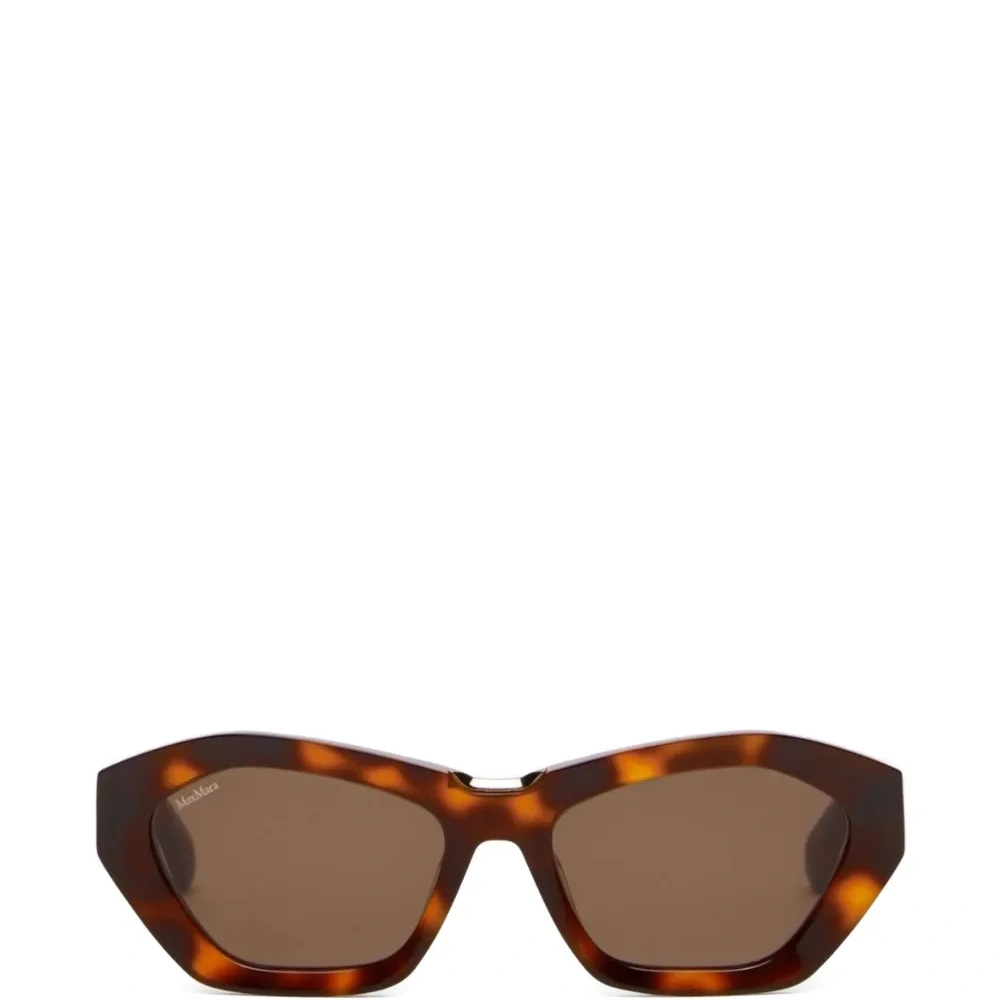 Солнцезащитные очки с геометрической оправой