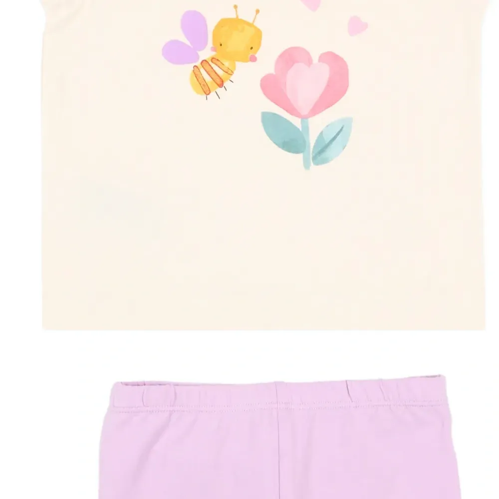 Комплект леггинсов с цветочным принтом