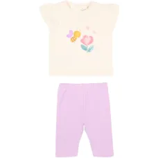 Комплект леггинсов с цветочным принтом