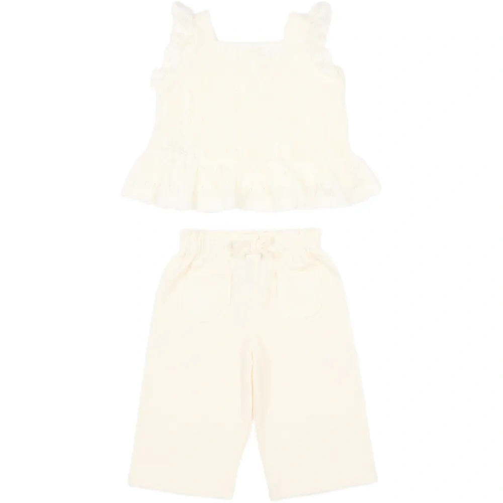 Комплект с брюками с оборками