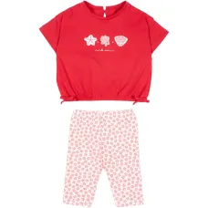 Костюм с брюками в звездный принт