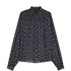 Блуза Benvylla с отделкой сборками и узором