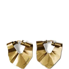 Серьги-кольца неправильной формы