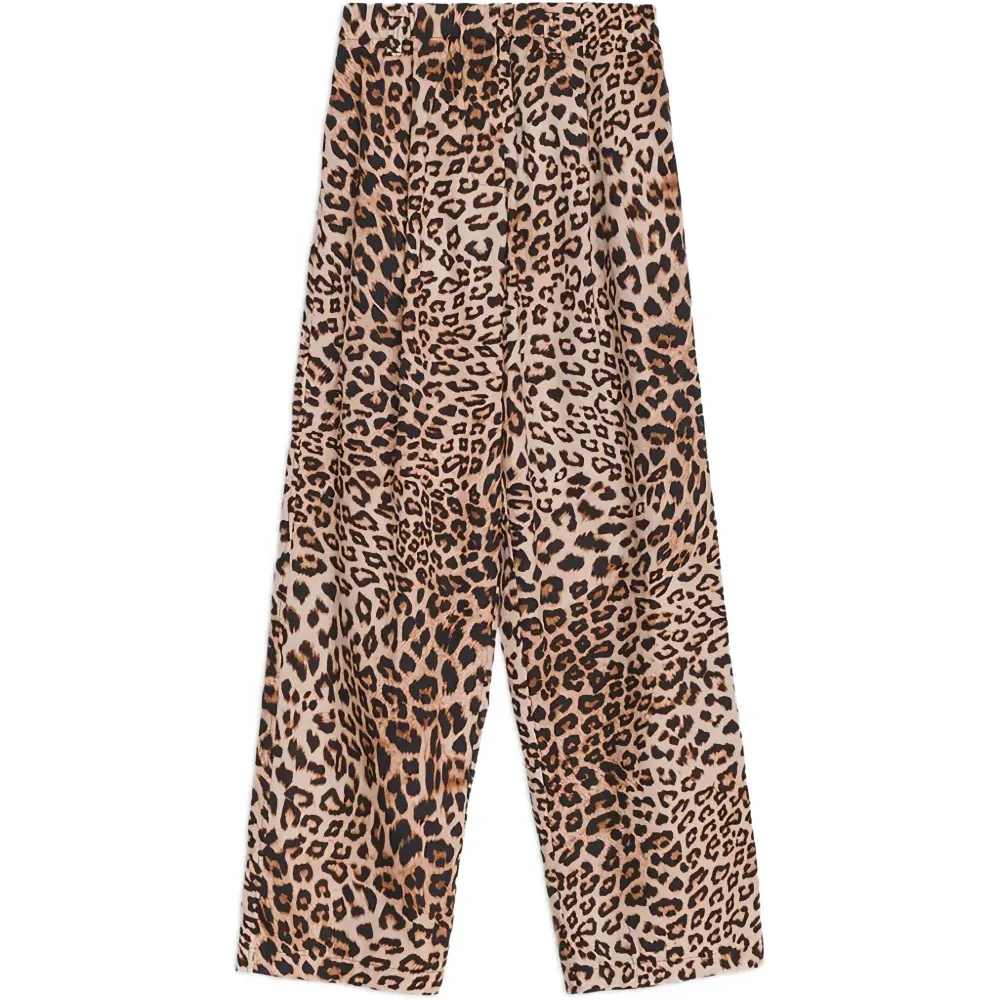 Брюки с леопардовым принтом